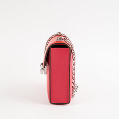 Hermes Mini Verrou Chainr Bag Red/Rose Mexico Y Stamp