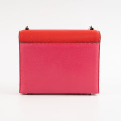 Hermes Mini Verrou Chainr Bag Red/Rose Mexico Y Stamp