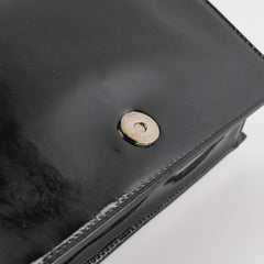 Chanel Vintage Patent Graphic Clutch