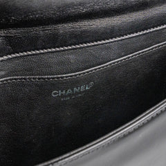 Chanel Vintage Patent Graphic Clutch