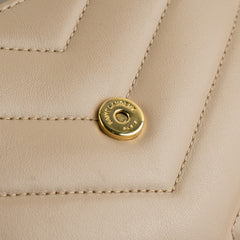 Saint Laurent Loulou Toy Dark Beige