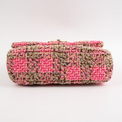 ITEM 14 - Chanel 19 Small seasonal Tweed Pink