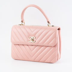 ITEM 16 - Chanel Chevron Trendy CC Small Pink
