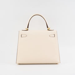 Hermes Kelly 25 Epsom Nata U Stamp (2022)