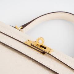 Hermes Kelly 25 Epsom Nata U Stamp (2022)