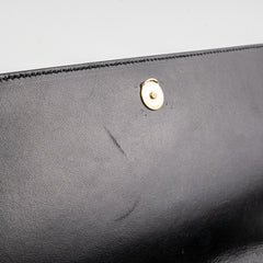 Saint Laurent Kate Stud Suede Black