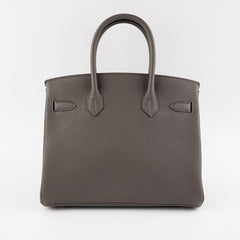 Hermes Birkin 30 Togo Etain D Stamp (2019)