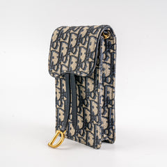 Dior SLG Saddle Pouch Navy