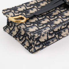 Dior SLG Saddle Pouch Navy