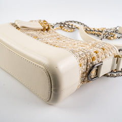 ITEM 29 - Chanel Small Gabrielle Stripe Tweed Beige/Cream