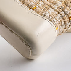 ITEM 29 - Chanel Small Gabrielle Stripe Tweed Beige/Cream