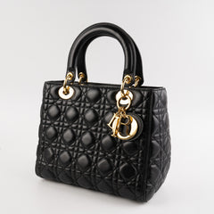 Dior Lady Dior Medium Black