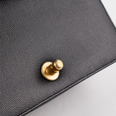Chanel Caviar Small Black Boy Gold Hardware