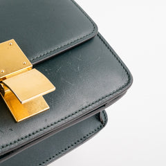 Celine Teen Box Bag Dark Green