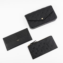 Louis Vuitton Pochette Felicie Black Crossbody Bag