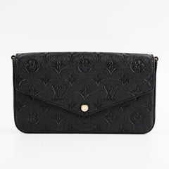 Louis Vuitton Pochette Felicie Black Crossbody Bag