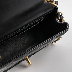 Chanel 19S Mini Square Bag Black