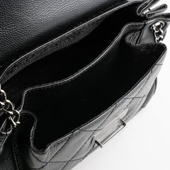 Chanel Black Caviar Seasonal Shoulder Flap Bag