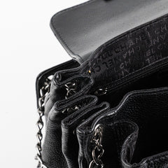 Chanel Black Caviar Seasonal Shoulder Flap Bag