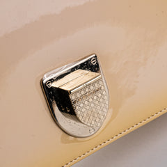 Christian Dior Diorama Medium Patent Shoulder Bag Yellow