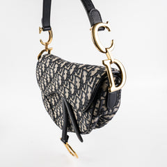 Christian Dior Saddle Oblique Shoulder Bag