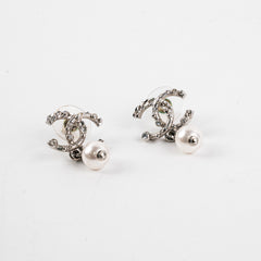 Chanel CC Logo Earrings