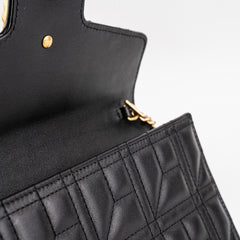 Gucci Pearl GG Black Wallet On Chain WOC