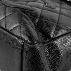 Chanel PST Caviar Black Shoulder Tote Bag