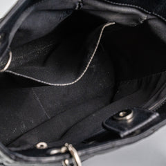Chanel PST Caviar Black Shoulder Tote Bag