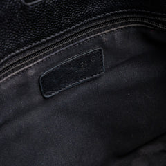 Chanel PST Caviar Black Shoulder Tote Bag