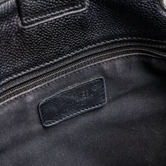 Chanel PST Caviar Black Shoulder Tote Bag