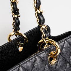 Chanel Grand Shopping Tote GST Caviar Black