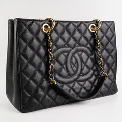 Chanel Grand Shopping Tote GST Caviar Black