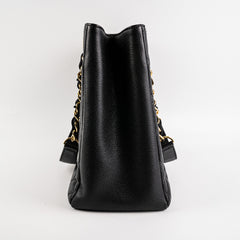 Chanel GST Caviar Black Tote Bag