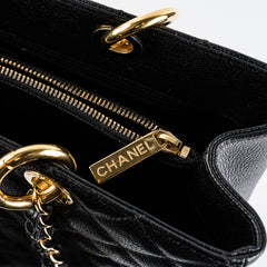 Chanel GST Caviar Black Tote Bag