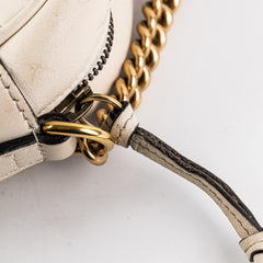 Gucci Small Marmont White Crossbody Bag