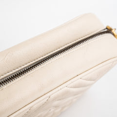 Gucci Small Marmont White Crossbody Bag