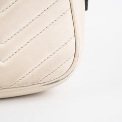 Gucci Small Marmont White Crossbody Bag