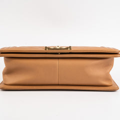 Chanel Old Medium Boy Caramel
