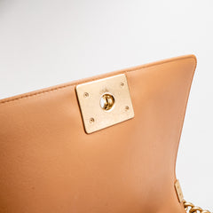 Chanel Old Medium Boy Caramel