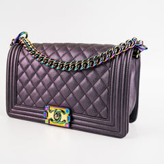 Chanel Old Medium Boy Mermaid