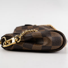 Louis Vuitton Eva Damier Ebene Clutch