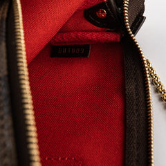 Louis Vuitton Eva Damier Ebene Clutch