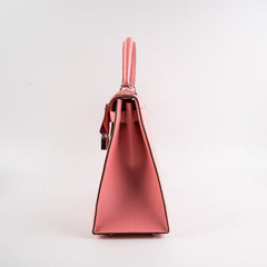 Hermes Kelly 28 Rose Confetti Epsom - Stamp Y 2020