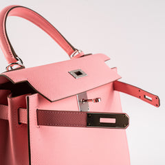 Hermes Kelly 28 Rose Confetti Epsom - Stamp Y 2020