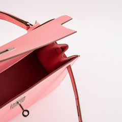 Hermes Kelly 28 Rose Confetti Epsom - Stamp Y 2020