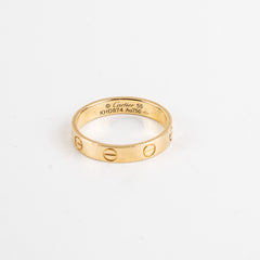 Cartier Wedding Band Size 55 Yellow Gold