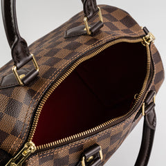 Louis Vuitton Speedy 25 Bandouliere Damier Ebene Bag