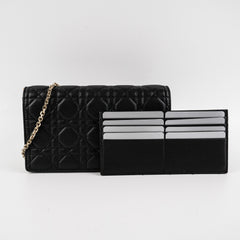 Christian Dior Lady Dior Pouch Black Crossbody Bag