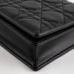 Christian Dior Lady Dior Pouch Black Crossbody Bag